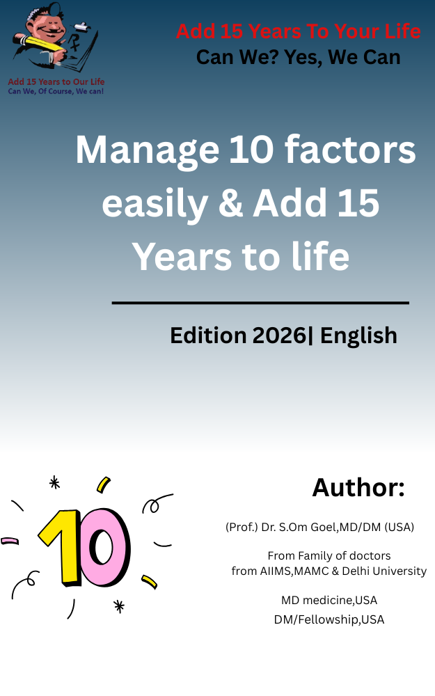Manage 10 factors easily & Add 15 Years to life (English)
