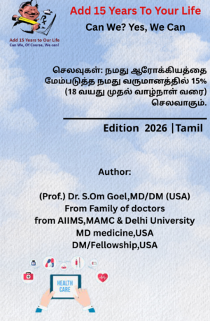 Cost: 15% of Our Income in Fine Tuning our Health (Age 18 to the Rest of Our Life)-Tamil