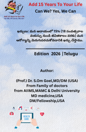 Cost: 15% of Our Income in Fine Tuning our Health (Age 18 to the Rest of Our Life)-Telugu